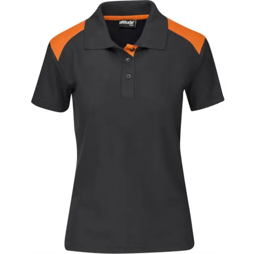 Ladies Apex Golf Shirt Orange